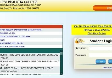 TDB College Student Login