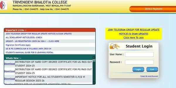 TDB College Student Login