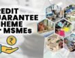 Credit Guarantee Scheme Support MSMEs