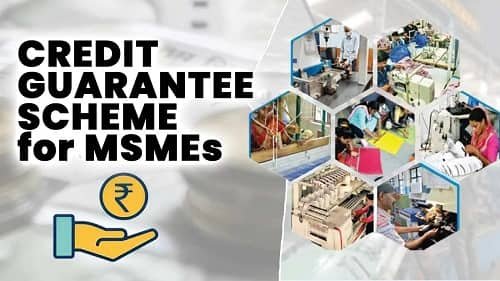Credit Guarantee Scheme Support MSMEs