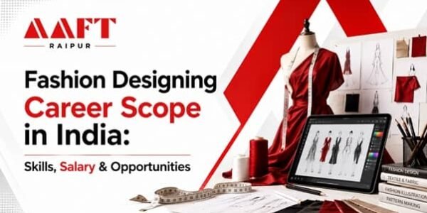Students pursuing fashion design careers in India with opportunities in styling, merchandising, and textile design